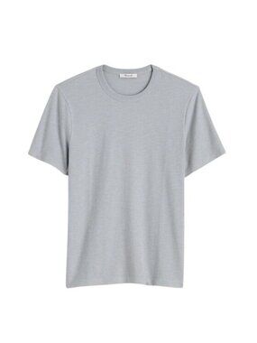 Madewell Mens Heavyweight Slub Cotton Tee~Size XS~Solstice Grey *Damage* L17 16